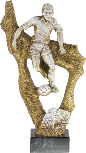 Trofeo Jugador de Futbol con Acabado de Oro