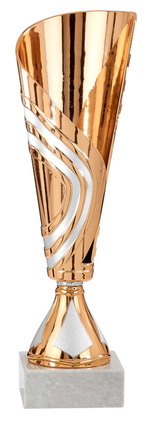 TROFEO COPA ABS METALIZADO COLOR COBRE